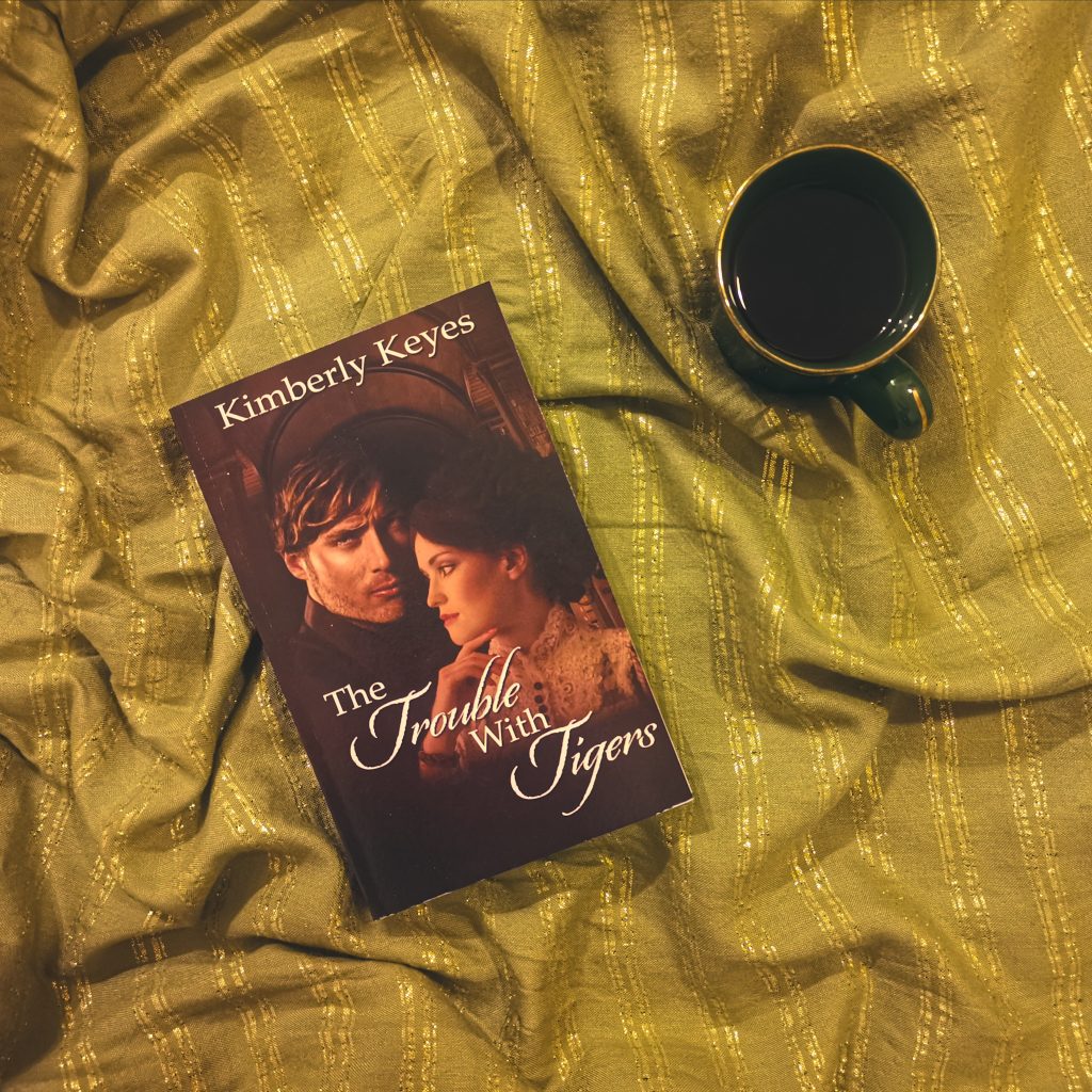 Title image for Regency romance books review of The Trouble With Tigers by Kimberley Keyes