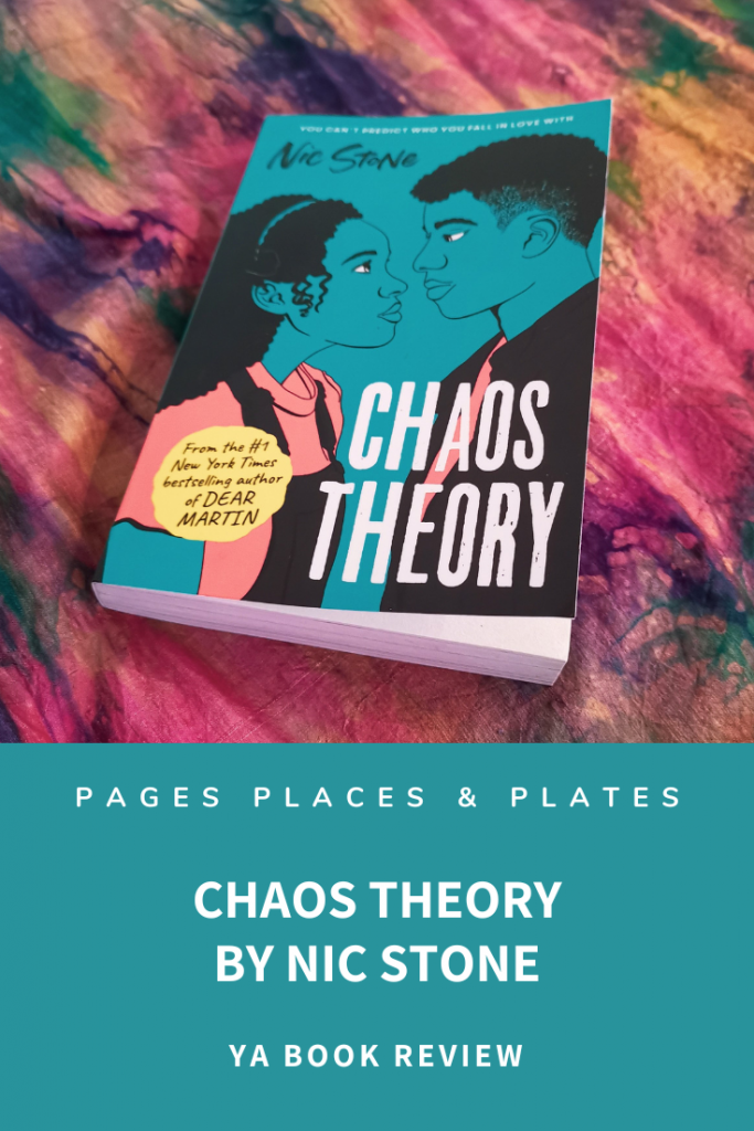 Pinterest image for Chaos Theory by Nic Stone - YA fiction about mental health